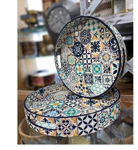 ถาดเสิร์ฟอาหารไม้วอลนัทถาดใส่อาหารในห้องน้ำพร้อมที่จับสำหรับจัดเลี้ยงในงานปาร์ตี้ตั้งแคมป์ - Product Image 4