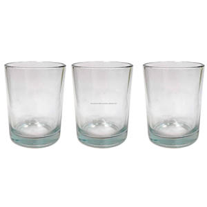 Vente en gros de bocaux à bougies transparents de haute qualité récipients à bougies en verre taille différente prix personnalisé - Product Image 6