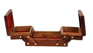Joyero de madera Premium Organizador de almacenamiento hecho a mano - Product Image 4