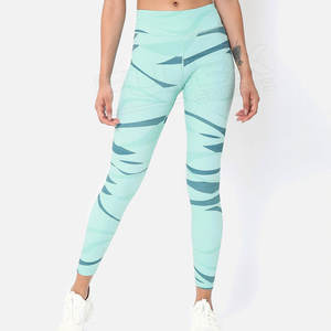 Leggings décontractés pour femmes de haute qualité, design professionnel personnalisé, Spandex/Polyester, antibactériens, pour le fitness et la musculation, populaires - Product Image 1