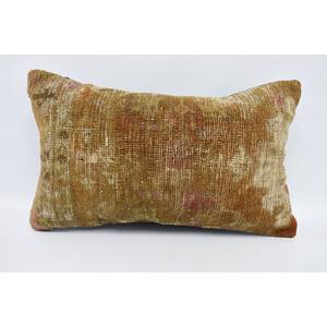 Beige Wool Kantha Patchwork <b>Pillow</b> 12x20 Inches Floral Embroidered Woven Pattern Square Print 18x18 Floor Use Christmas Decor - Product Image 1