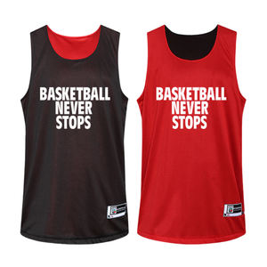 Uniforme de Baloncesto Unisex para Adultos, 100% Poliéster, Sin Mangas, Diseño Personalizable, Antibacteriano, Secado Rápido, Ligero - Product Image 3