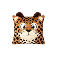 Shengye, fabricant fiable, usine OEM ODM, coussin en peluche personnalisé de haute qualité, confortable, sur le thème des animaux mignons, tigre, chat, léopard, cerf