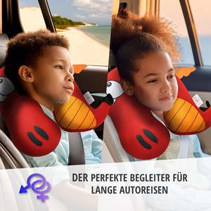 Portable Comic Animal Dragon Neck Pillow Soft <b>Memory</b> <b>Foam</b> Filled Silk Car Travel Pillow with Custom Logo Print - Product Image 6