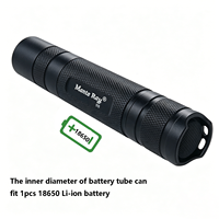 Lampe torche UV-C haute puissance S10 5W, lumière UV profonde 255nm, indice de protection IP66, batterie rechargeable 18650, pour la détection de roches fluorescentes et le camping