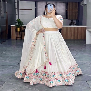 Premium Collection Faux Gorgette With Sequence And Embroidery <b>Lehenga</b> Choli <b>Woman</b> Fashion Manufacturer And Supplier From India - Product Image 1
