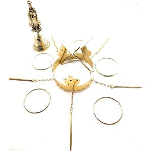 Oshun Dụng Cụ Kèm Vương Miện Dụng Cụ Và Vương Miện Oshun Bền Chất Lượng Cao Bằng Kim Loại Đồng Thau Nguyên Chất Dùng Cho Tôn Giáo Và Trang Trí Nhà Cửa Bán Sỉ - Product Image 6