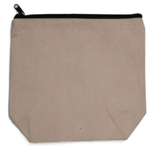 Pochette de maquillage en coton 100% pour femmes, motif floral personnalisé, mini, durable, écologique, réutilisable, sac à fermeture éclair, sac cadeau simple - Product Image 5