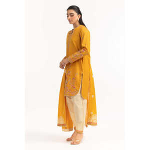 Conjunto de Traje de 3 Piezas Bordado Khaddar para Mujer IPSTD-55084 - Product Image 3