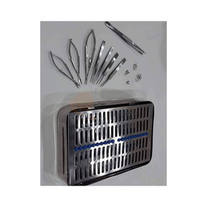 Ensemble de base de chirurgie manuelle, 17 pièces, en acier inoxydable, kit de microchirurgie manuelle, chirurgie générale, laboratoire clinique - Product Image 2