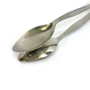 Cuchara de Comer 100% Natural, Reutilizable, con Logotipo Personalizado Impreso, Cucharas de 7.5cm, Vajilla de Acero Inoxidable - Product Image 1