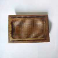 Plateau de service rectangulaire en bois de manguier artisanal, plateau décoratif en bois pour la cuisine, la salle à manger, la décoration de la maison, les mariages, utilisation en gros