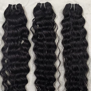 Meilleure qualité 100% vierge cuticule alignée faisceaux de vague de corps indien brut sud de l'inde cheveux humains non transformés boucle naturelle - Product Image 5