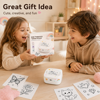 Imprimante portable mini pour tatouages temporaires sans encre, machine à tatouer DIY pour enfants, cadeaux, fêtes, jeux créatifs, en stock