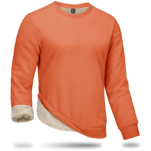 Premium Men's Custom Slim Fit Full Sleeve Sweatshirt Breathable 250-300 GSM Embossed Printing Fleece Winter Embroidered Direct - Product Image 4