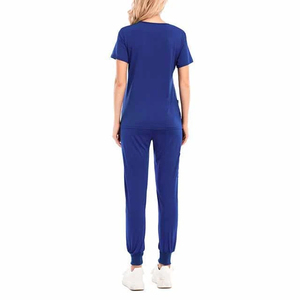 Uniformes de gommage personnalisés pour hôpitaux uniformes de gommage médicaux vente en gros uniformes médicaux à manches courtes ensembles de gommage d'allaitement ensemble extensible - Product Image 2