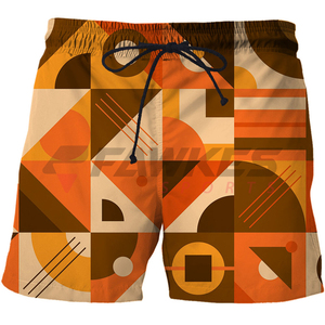 Fabricación 3D estampado corto moda hombres deporte Casual Streetwear playa pantalones cortos moda traje de baño pantalones cortos - Product Image 1