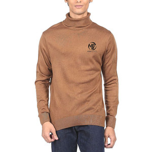 Casual Seasonal Wear Rib Knit Fabric Mock <b>Neck</b> Full Sleeve Pullover for <b>Men</b> <b>Turtle</b> <b>Neck</b> Shirt - Product Image 1