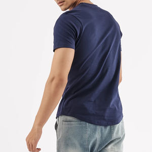 Camiseta de gran tamaño de algodón 100% de peso pesado personalizada para hombre de alta calidad, camiseta de peso pesado de cuello redondo en blanco - Product Image 4