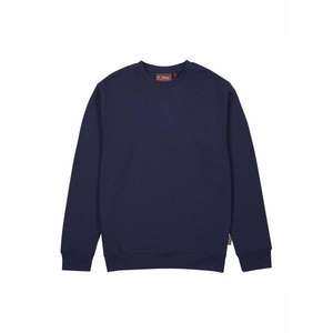 Sudadera de cuello redondo para hombre de polialgodón cepillado OMBO Deep Blue, paquete de 25 - Product Image 1