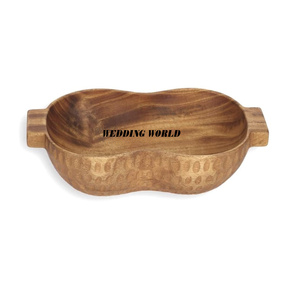 Cuenco de chocolate de madera de diseño personalizado, cuenco dulce hecho a mano de buena calidad, cuenco de chocolate de madera decorativo con estilo clásico - Product Image 5