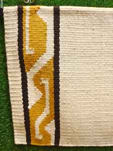 Western Show Horse Saddle Blanket Diseño de Nueva Zelanda Manta de sillín de lana hecha a mano Top Wool Saddle Pad Size - Product Image 5