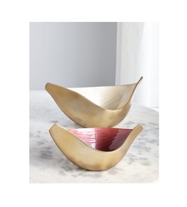 Cuenco para servir de latón de diseñador con acabado pulido Centro de mesa perfecto para mesa de comedor y necesidades de servicio de invitados - Product Image 4