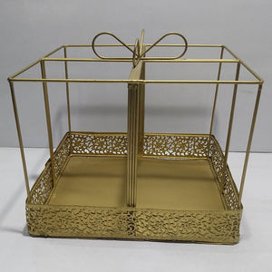 Cesta de Regalo de Diseño de Corazón de Metal, Estilo Moderno Personalizado, Cesta de Regalo en Forma de Corazón, Juego de 3 Cestas de Regalo de Alta Calidad - Product Image 5