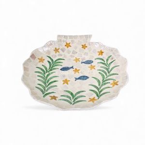 Assiette en nacre faite à la main en gros pour la décoration de table à manger et le service à domicile en provenance du Vietnam - Product Image 2