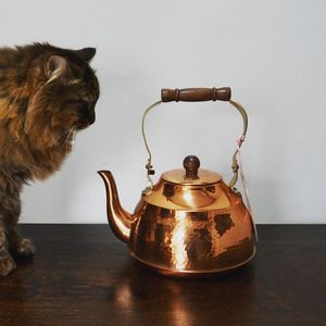 Balanced Form copper tea <b>kettle</b> stable base and controlled spout for smooth boiling routine - Product Image 4
