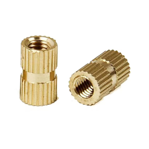 High Impact Brass Knurled <b>Insert</b> Nut M3 <b>Thread</b> Hex Head Fastener Competitive Price Industrial Grade Wholesale Supplier - Product Image 3