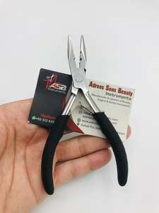 Pince d'extension de cheveux en acier inoxydable à deux trous avec logo personnalisé de haute qualité outils de suppression en gros - Product Image 5