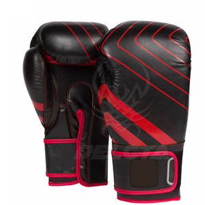 Guantes de boxeo de tamaño y logotipo de marca personalizados Guantes de boxeo de entrenamiento de gimnasio hechos en alta calidad - Product Image 1