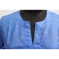 Tuniques en soie indienne à col en V pour femmes, mode bohème, lot en gros, hauts en tissu mousseline, chemisiers, sari