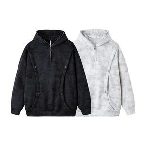 เสื้อฮู้ดแฟชั่นใหม่ ฤดูใบไม้ร่วง ฤดูหนาว ปักลาย ซิปเรียบ สีพื้น แบรนด์เทรนด์ ผู้ชาย ผู้หญิง ไซส์พลัส ผ้าฟลีซ เสื้อฮู้ดแบบสวม ฮิปฮอป - Product Image 2