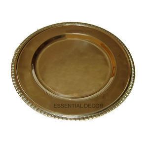Round Charger <b>Plate</b> <b>for</b> Home Kitchen <b>Decoration</b> Restaurant & Hotels Salad Serving Food Fruits Charger <b>Plate</b> - Product Image 3