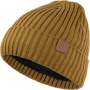 Custom Logo Embossed Embroidery Warm Ribbed Skull Cap Beanie for Men and <b>Women</b> Casual Use for Summer and Winter <b>Weather</b> - Product Image 2