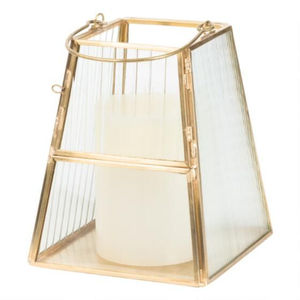 Portavelas de Latón Geométrico de Metal Dorado de Alta Calidad, Portavelas de Vidrio y Metal para Decoración del Hogar, Navidad y Bodas, en Oferta - Product Image 1