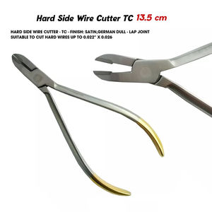 Alicates Cortadores de Alambre Duro Manuales de Acero Inoxidable para Odontología Profesional TC, Micro Pin, Ligadura, Corte Lateral Distal - Product Image 3