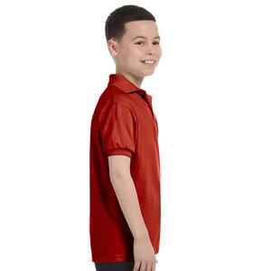 Polo de manga corta personalizado para jóvenes, camiseta negra clara para niños o niñas, talla 7, 100% de algodón, cuello redondo, función de secado rápido - Product Image 6