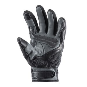 Gants de moto unisexes en cuir véritable de tourisme à doigt intégral Gants de course de moto personnalisés imprimés d'hiver noirs haute visibilité - Product Image 6