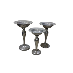 <b>Set</b> Of <b>3</b> Different Size <b>Vase</b> Highest Quality Customized Shape Brass Flower <b>Vases</b> For Living Room Decor Use - Product Image 5