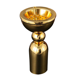 Great Quality Gold-Plated Metal Bakhoor <b>Burner</b> Classic Design Aromatherapy Diffuser for Hotel & Restaurant <b>Incense</b> Holders - Product Image 1