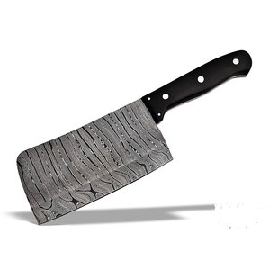 Custom Handmade Damascus Steel Chef Cleaver <b>Kitchen</b> <b>Knife</b> Professional High Quality Dishwasher Safe Modern Design Sharp Blade - Product Image 2