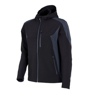 Veste Softshell sur mesure pour homme Capuche amovible Look élégant Coupe-vent Imperméable Deux tons Prix de gros Vestes Softshell - Product Image 1