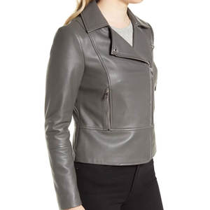 Chaqueta de Cuero para Mujer de Alta Calidad y Elegante, Chaquetas de Cuero Genuino para Mujer, Personalización de Logotipo, Impresión Personalizada, Chaqueta de Color Personalizado para Hombre 2026 - Product Image 3