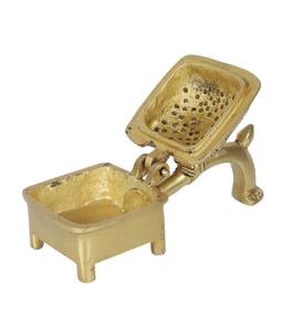 Brûleur d'encens en laiton traditionnel poignée encensoir en laiton pur pour Temple de l'église pour la maison décor spirituel Dhoop Loban religieux - Product Image 2