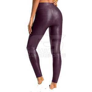 2025 High Quality <b>Leather</b> Women's Pant Wholesale Latest Style Women <b>Leather</b> <b>Leggings</b> For Sale - Product Image 2