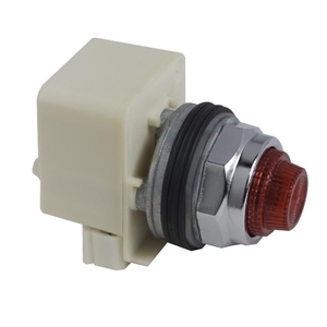 Luce Indicatrice SCHNEIDER ELECTRIC 9001KP7R31 240VAC 30MM Tipo K con Opzioni Luce Pilota - Product Image 1