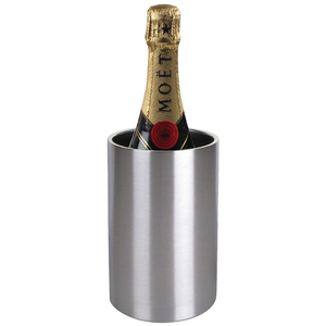Bouteille simple de refroidisseur de vin d'alliage d'inclinaison de Nambe en métal - Product Image 2